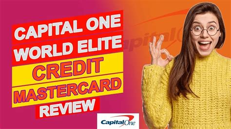 capital one world elite mastercard benefits|capital one credit card benefits guide.